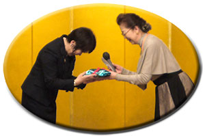 後援会から贈呈